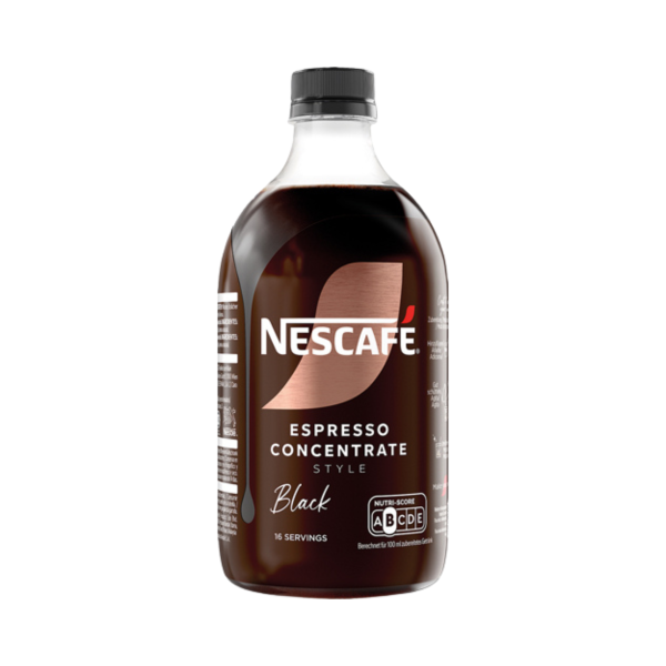 Nescafe Espresso Concentrate Style Black, 16 Portionen, 500 ml Flasche, 745501